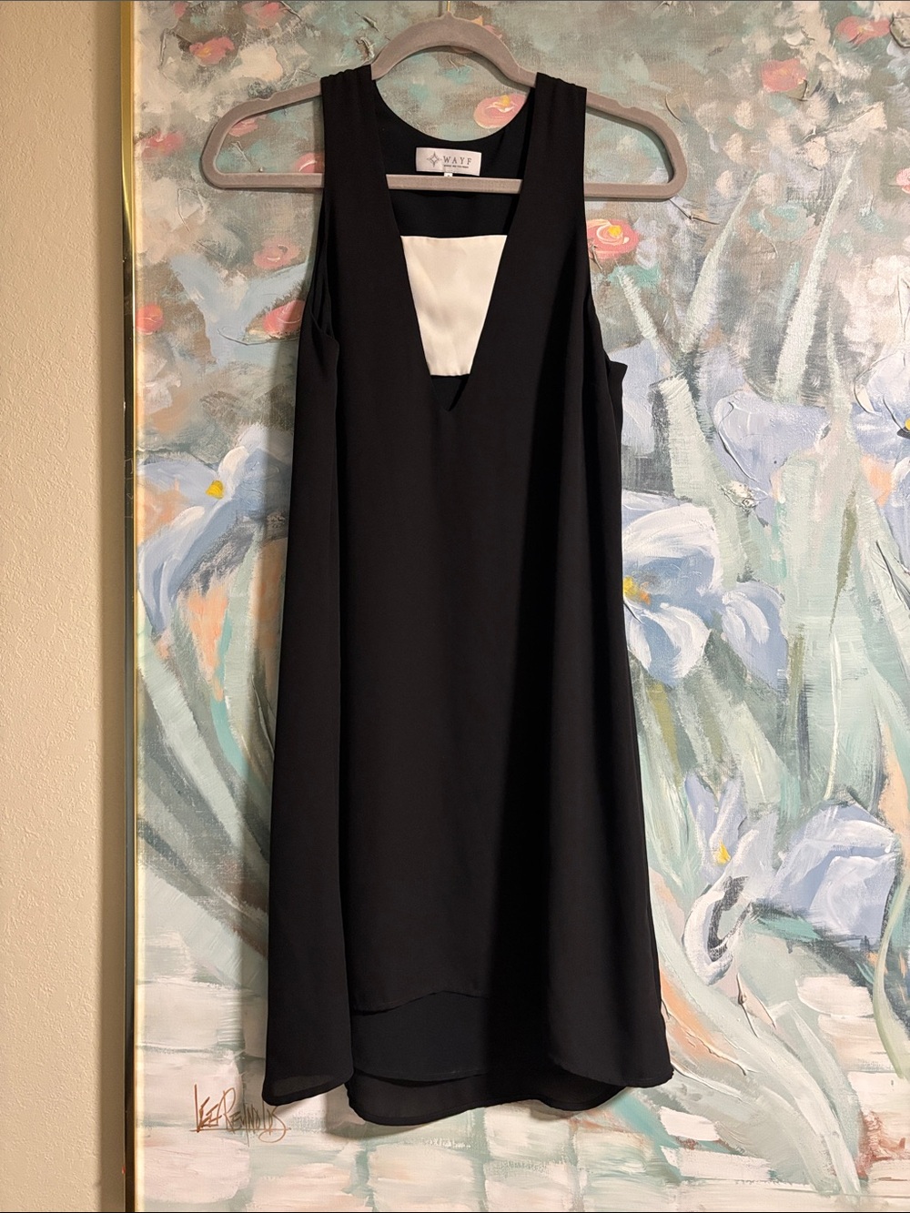 Wayf Black Dress